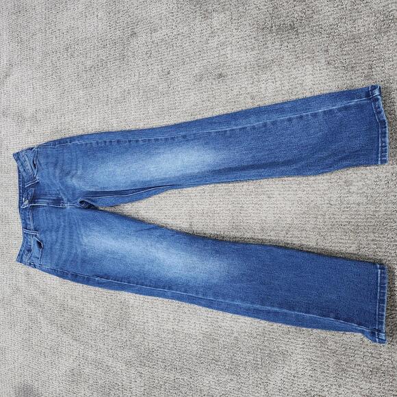 Old Navy Denim - Old Navy Jeans Wow Straight High Rise Blue Pockets Size 2